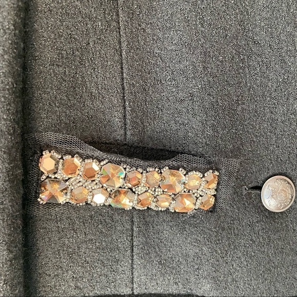 LOFT | Wool Blend Cropped Black Blazer - Picture 5 of 13